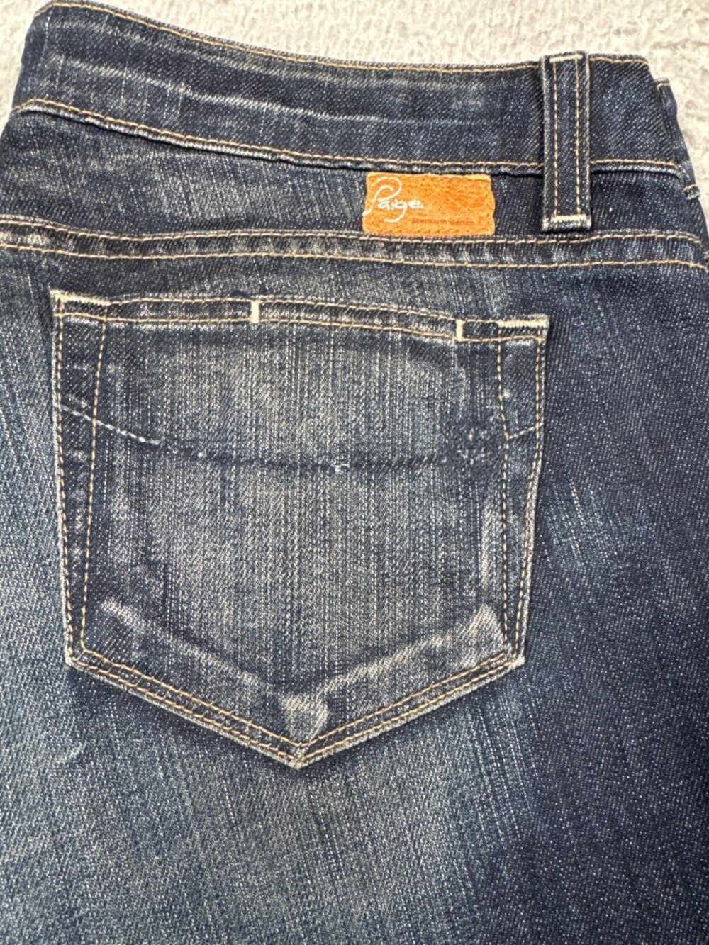 Paige Maternity Premium Denim Flare Jeans 29 Comfort Office Casual Hippie Y2K - Picture 11 of 14